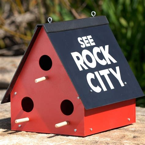 large rock city birdhouse